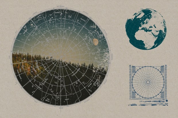 Distressed Vector Maps & Charts