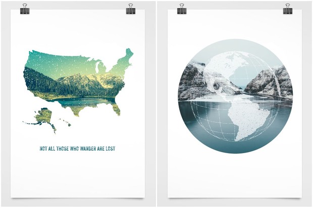 Vector Country Stamps - 34 Items