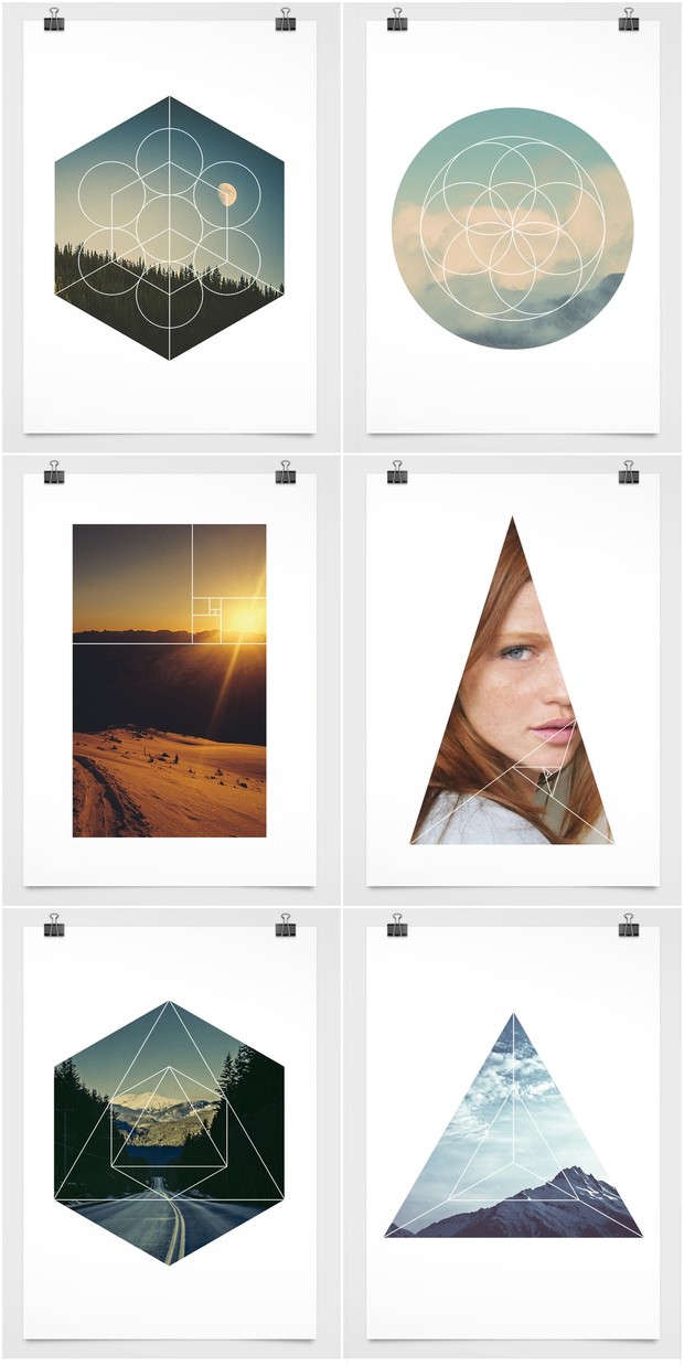 Geometric Masks & Shapes Collection