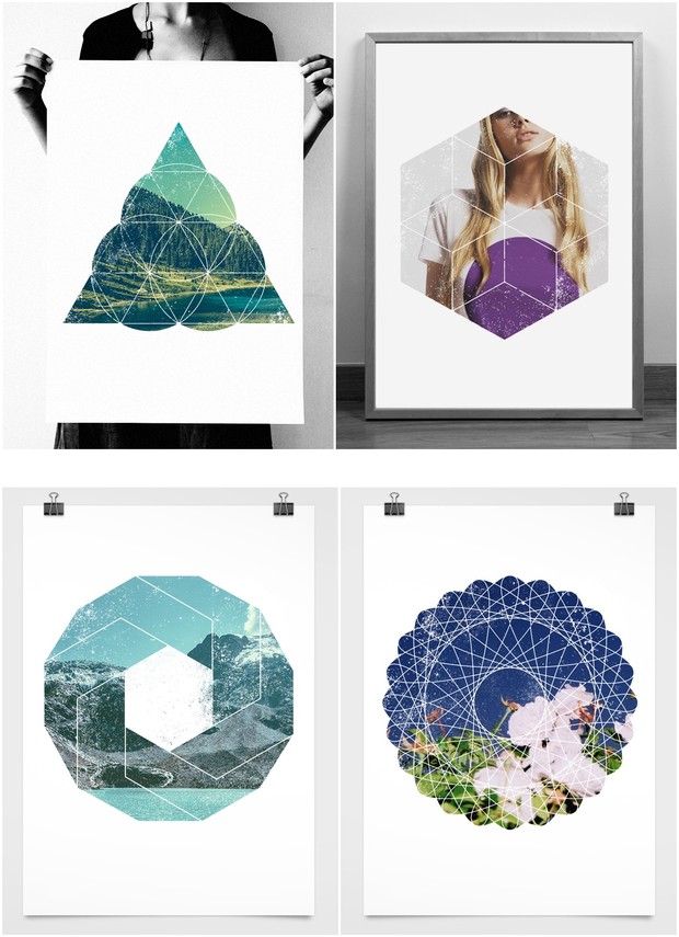 Textured Geometric Masks 03