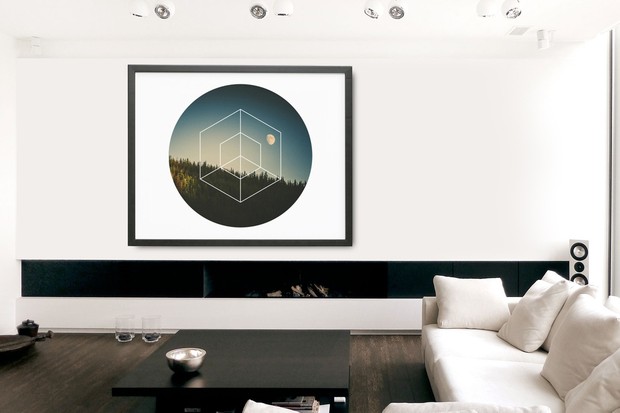 Large Format Geometric Image Masks