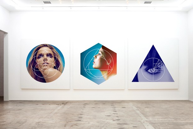 Large Format Geometric Image Masks