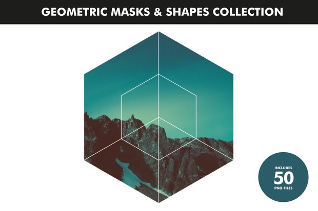 Geometric Masks & Shapes Collection