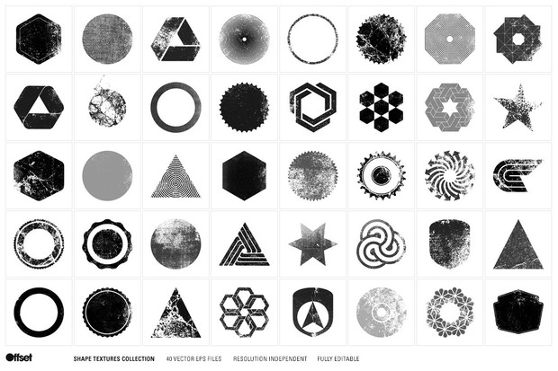 40 Vector Shape Textures