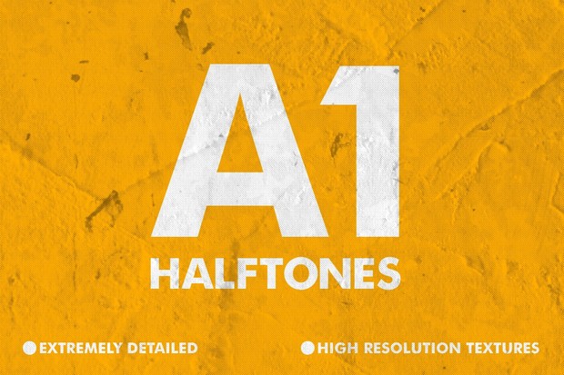 A1 Halftone Textures