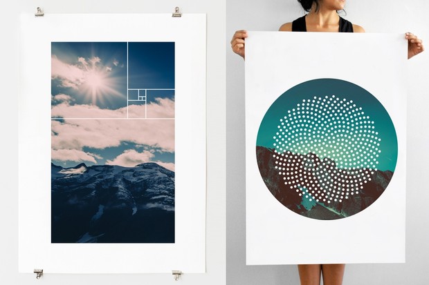Large Format Geometric Image Masks