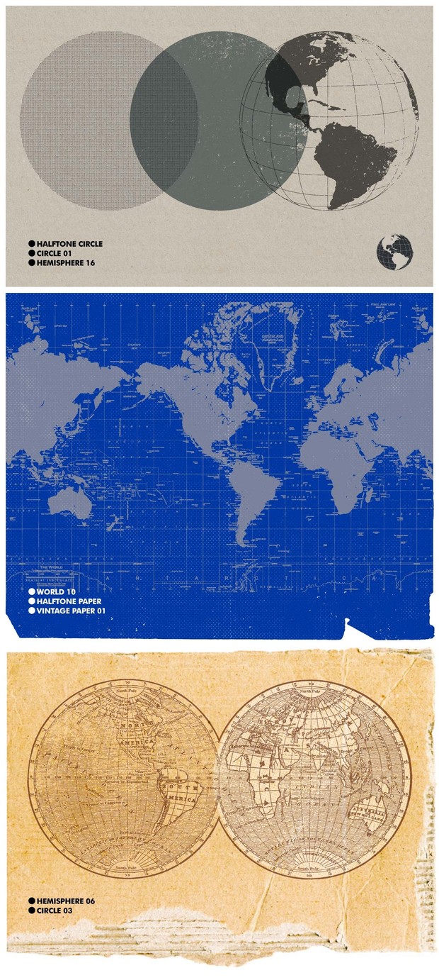 Vintage Maps, Charts & Textures