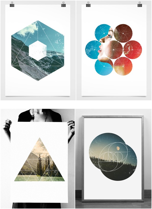 Textured Geometric Masks 03