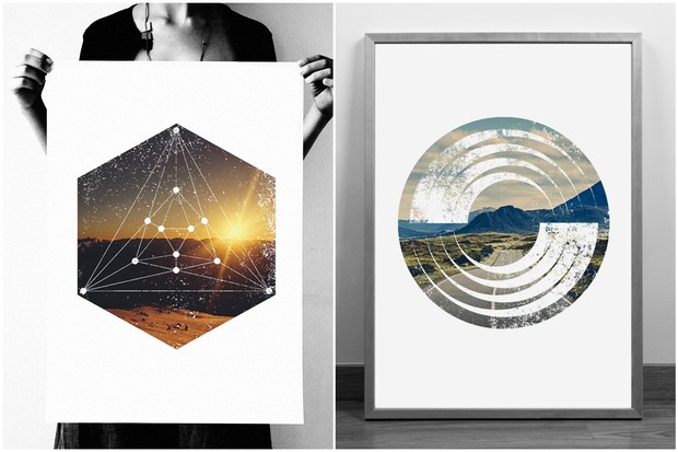 Textured Geometric Masks 02