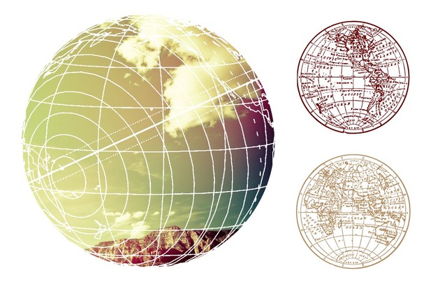 Distressed Vector Maps & Charts