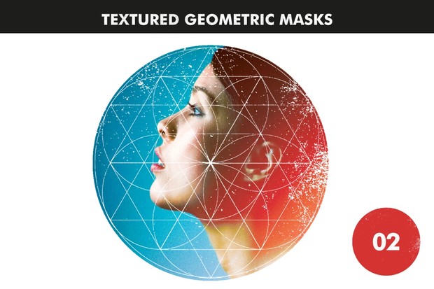 Textured Geometric Masks 02