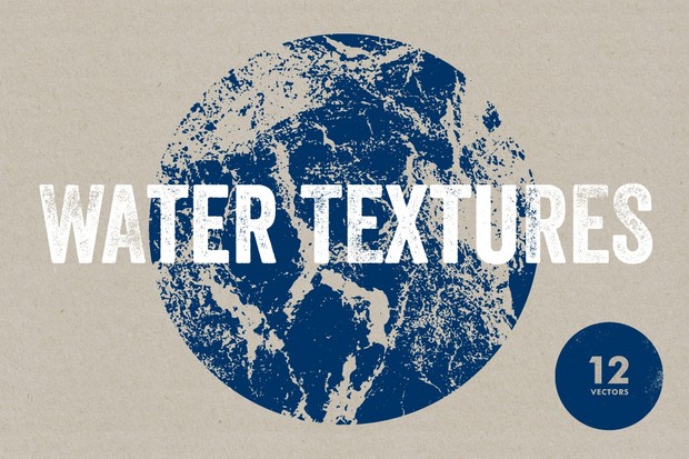 Water Textures - 12 Vectors