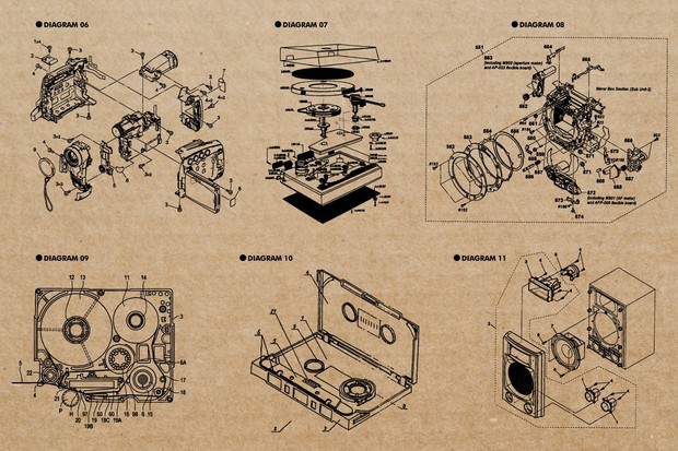 Retro Vector Diagrams