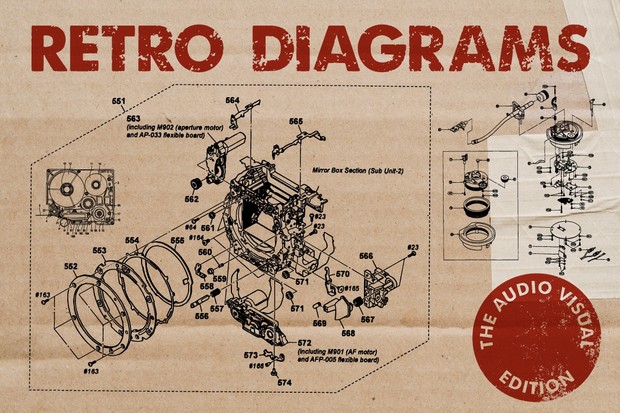 Retro Vector Diagrams