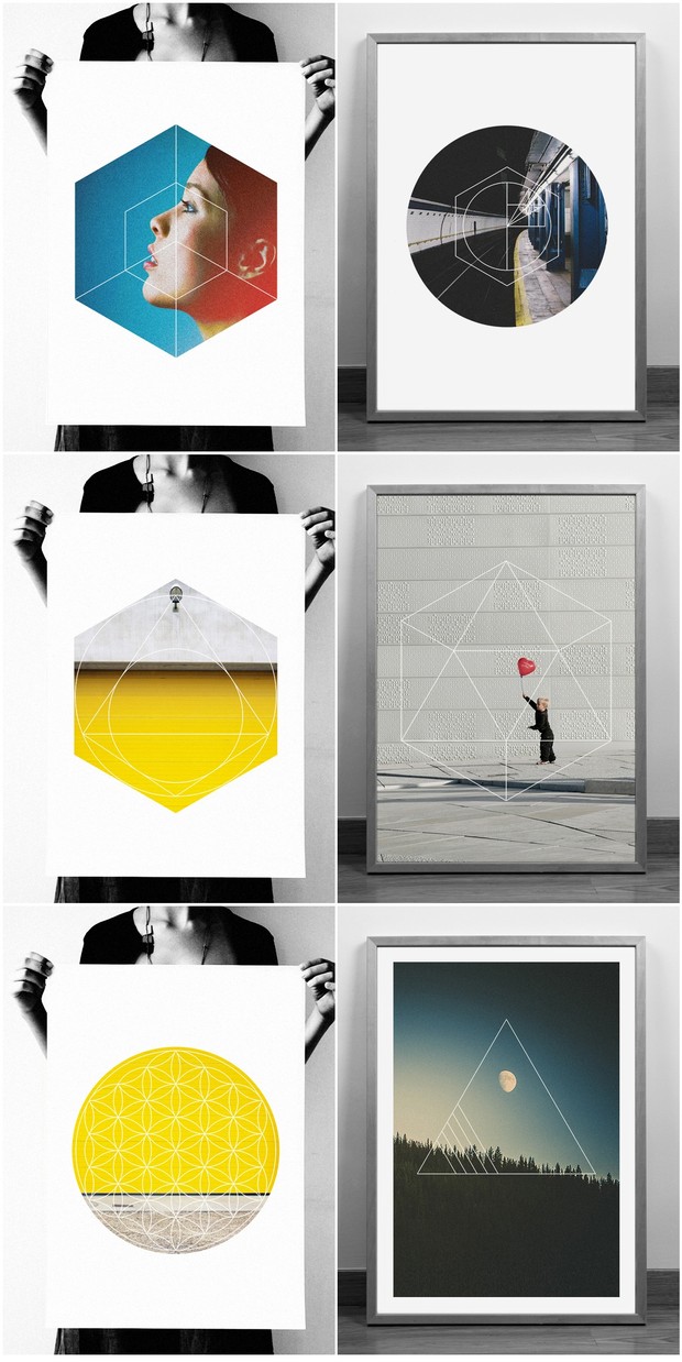 Geometric Masks & Shapes Collection