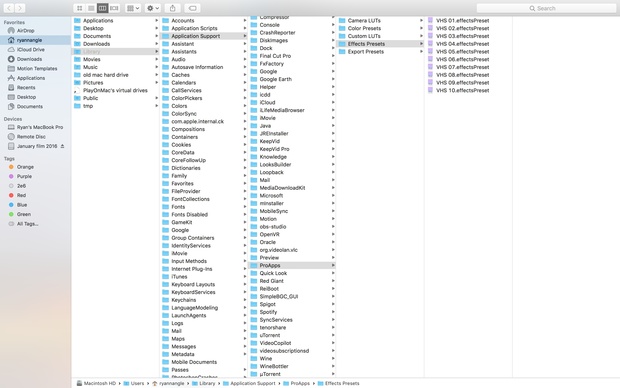 VHS Effects Pack - Final Cut Pro X