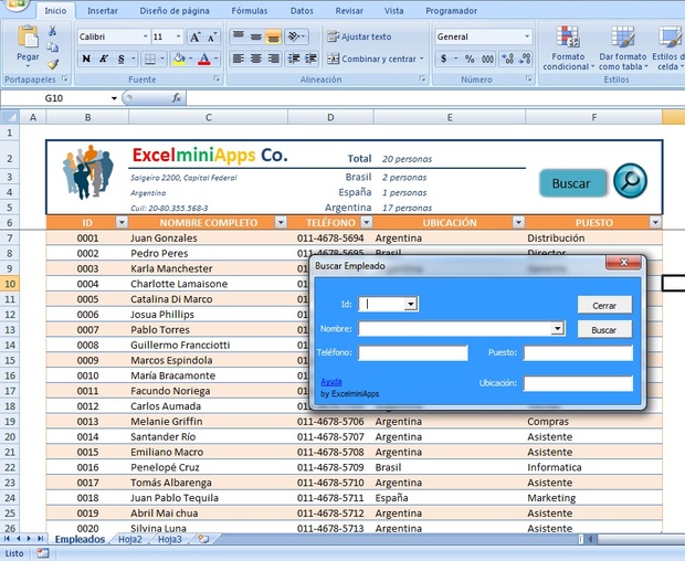 Plantilla de Búsqueda con palabra clave en formulario ActiveX con combobox