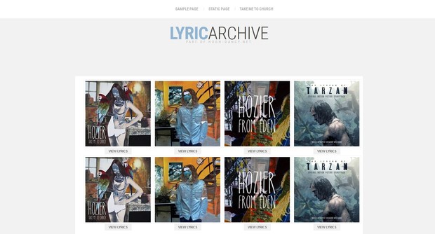 WPArchive: Lyrics - Premade #1