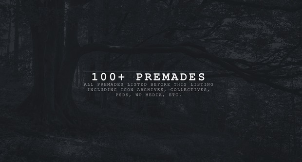 100+ Premades - Bulk Listing