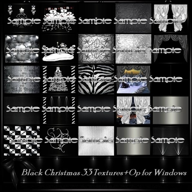 Black Christmas Room Texture Pack Catty Only!!!