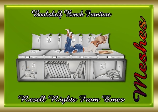 Bookshelf Bench Furniture Catty Only!!!