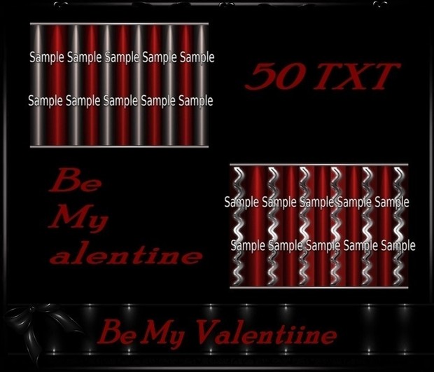 Be My Valentine Textures Catty Only!!!
