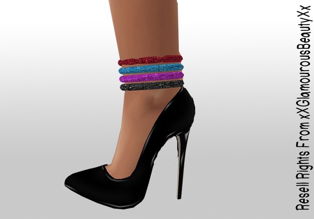 Leg Bangles Mesh Resell Rights!!
