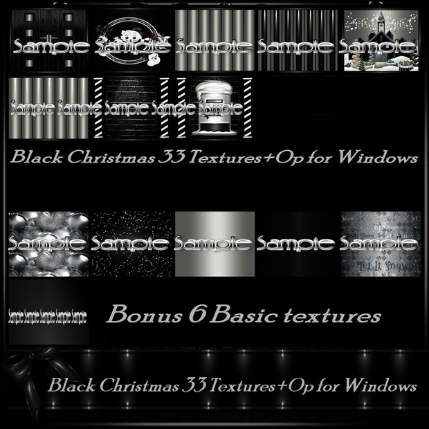 Black Christmas Room Texture Pack Catty Only!!!