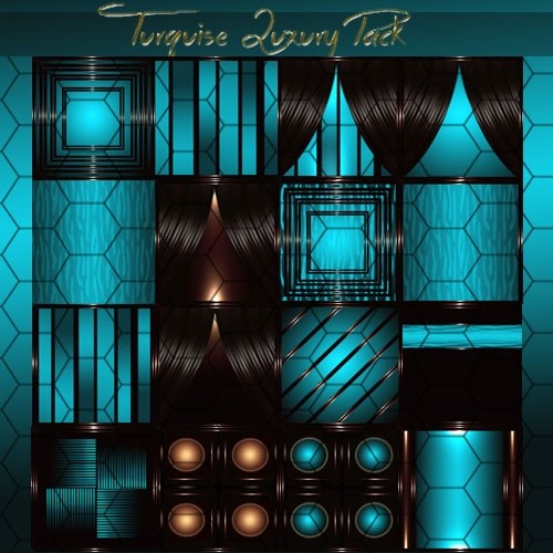 Turquise Luxury Pack Room Textures