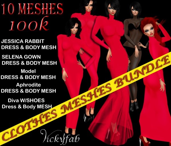 Clothes Meshes Bundle1