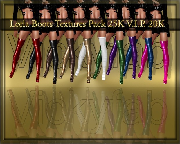 Leela Boots Textures Pack