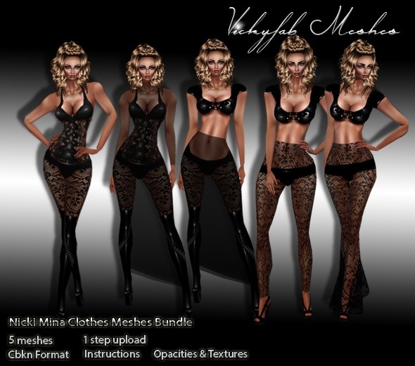 Nicki Minaj Meshes Bundle