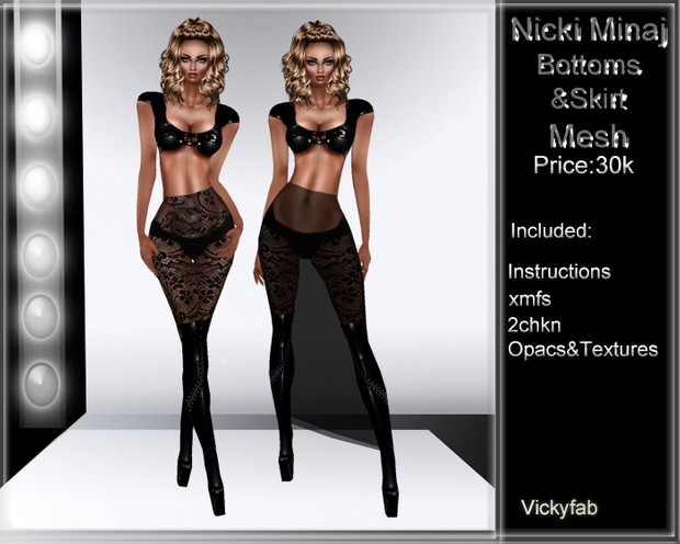 Nicki Minaj Skirt Mesh