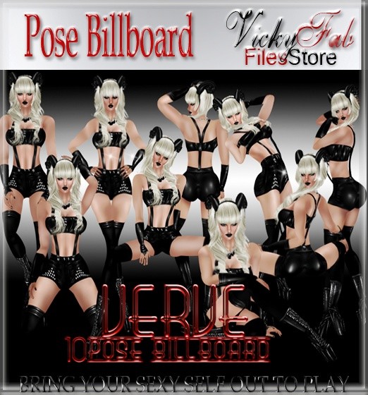 10 Pose Billboard Mesh