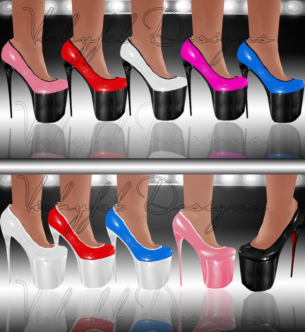 Keara Boots Mesh & 23 Texture Bundle(PNG&PSD)