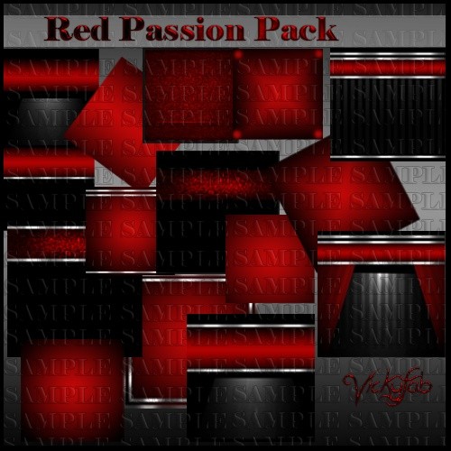 Red Passion Room Textures
