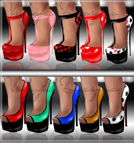 Leela Boots Mesh & Pin Up Texture Bundle 20 textures ( PNG & PSD)