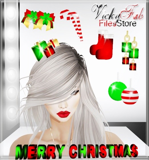 Christmas Accessory Meshes Bundle
