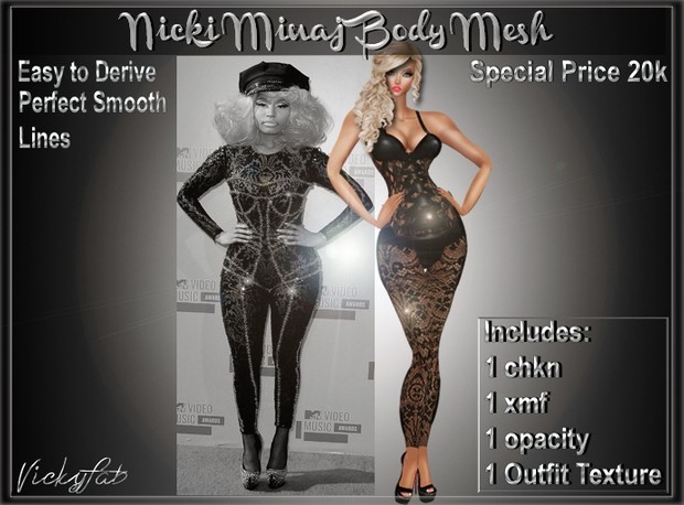 Nicki Minaj Body Mesh