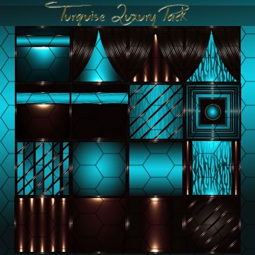 Turquise Luxury Pack Room Textures