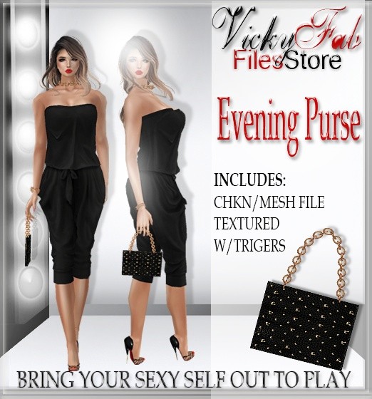 Evening Purse W/Triggers