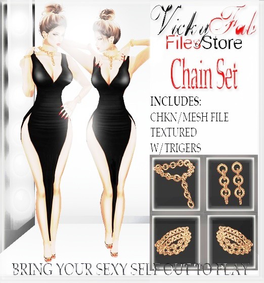 Chain Accessory Set (Mesh) W/Triggers