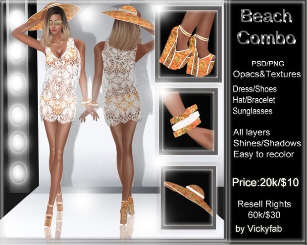 Beach Combo (PSD&PNG)