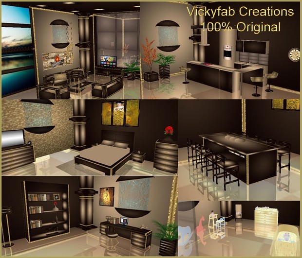 Apartment Mesh Bundle 24 meshes