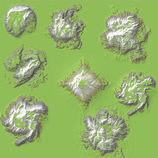Epic Mountain Brush Pack - For ZBrush, Mudbox, or WorldPainter.