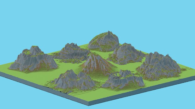 Epic Mountain Brush Pack - For ZBrush, Mudbox, or WorldPainter.
