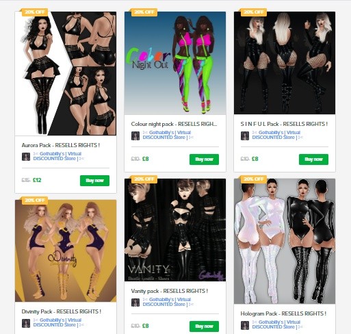 for $50 - x12 files packs INCLUDING RESELLS RIGHTS ( MASS )