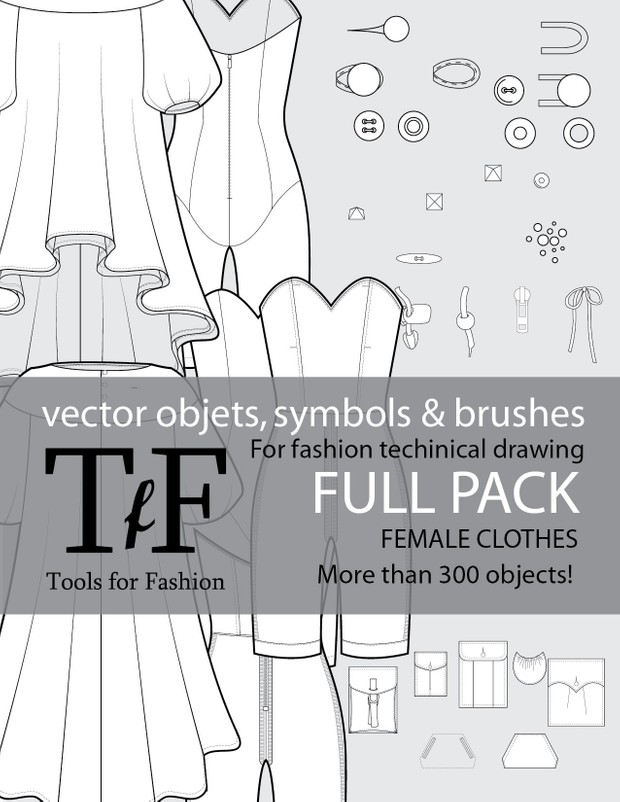 Vectors for Fashion Flats Full Pack!!