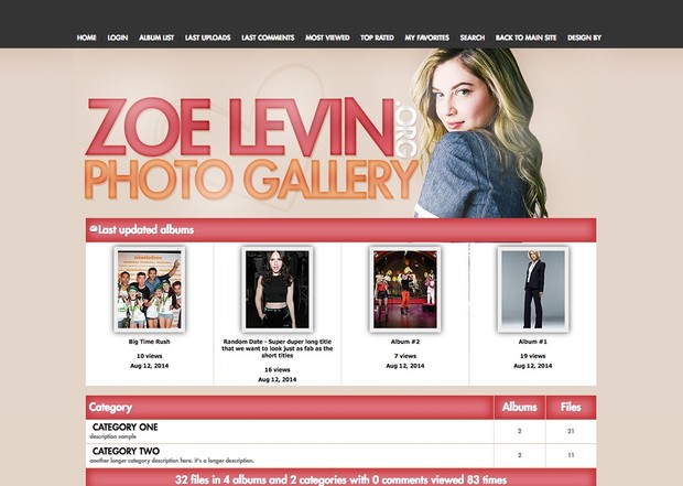 Coppermine Premade Theme #001