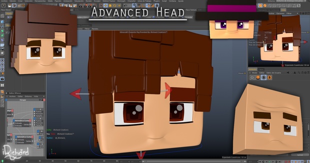 (NEW) iRichard Rig V5 | C4D Character Rig | By: @_iRichard_